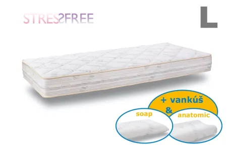 SET matrac+vankúš StressFree L